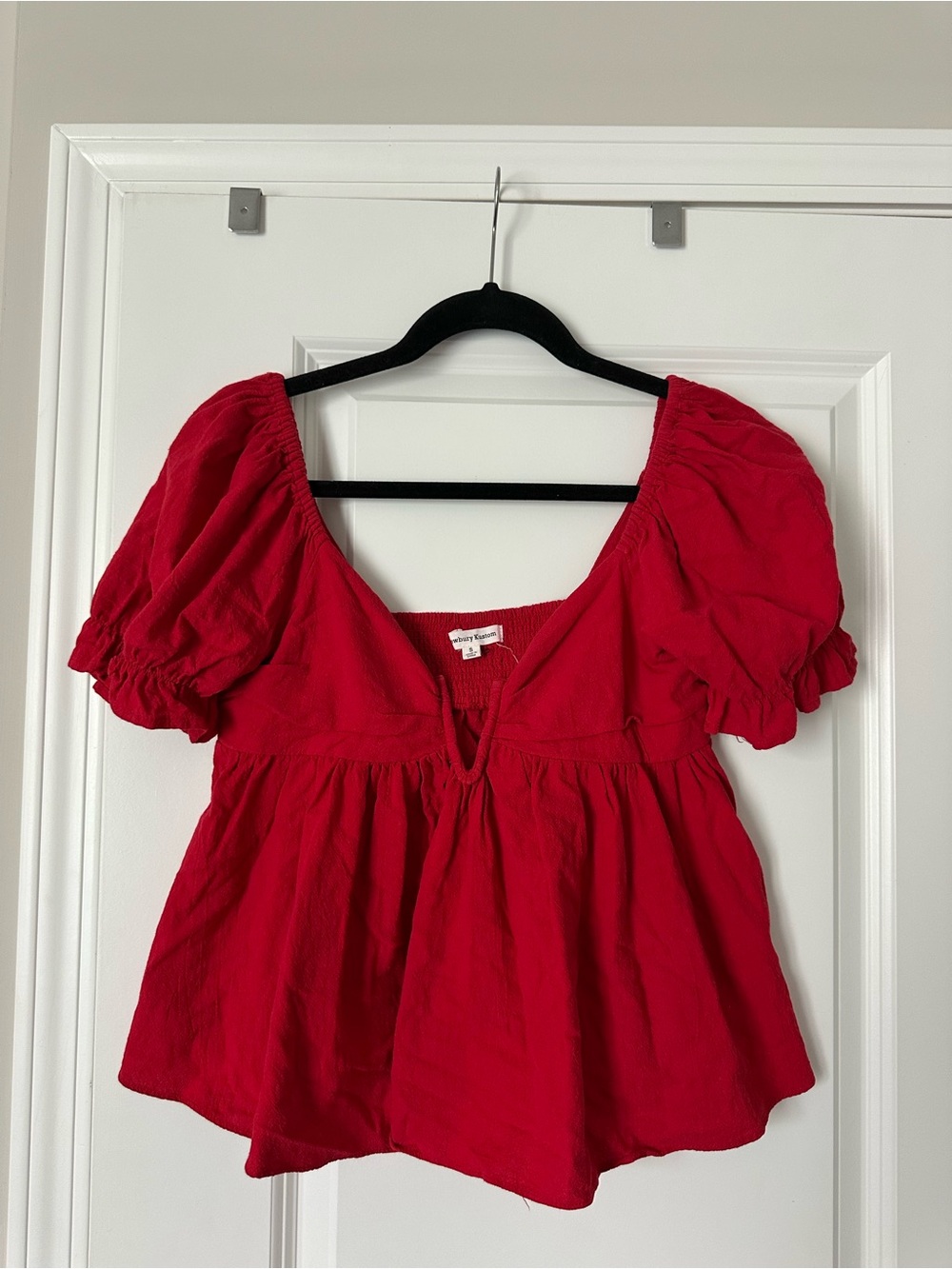 Newbury Kustom red top size small